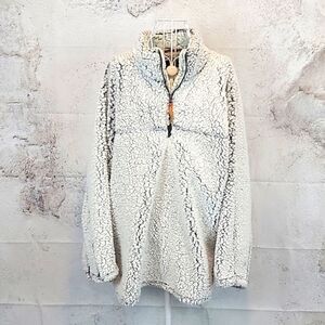 Blue Star clothing Co. Faux sherpa fleece pullover Women's Size L